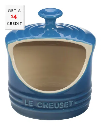 Le Creuset Salt Crock 3 With $4 Credit In Blue