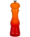 Le Creuset Salt Mill With Adjustable Grind Setting In Orange