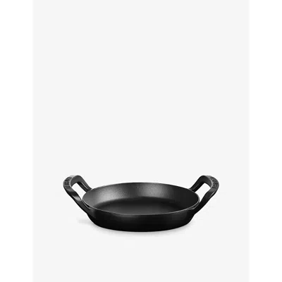 Le Creuset Satin Black Bbq Outdoor Round Cast Iron Skillet 25cm