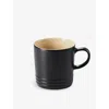 Le Creuset Satin Black Stoneware Mug 350ml