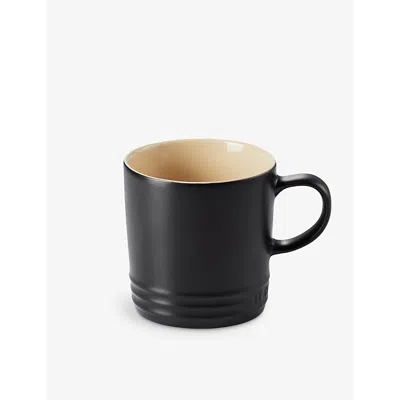 Le Creuset Satin Black Stoneware Mug 350ml