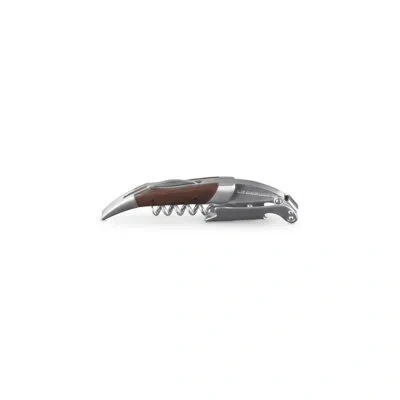 Le Creuset /screwpull One-step Waiter's Friend Corkscrew Wine Opener In Black Walnut