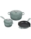 Le Creuset Sea Salt 5pc Signature Set