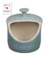 LE CREUSET LE CREUSET SEA SALT SALT CROCK WITH $4 CREDIT