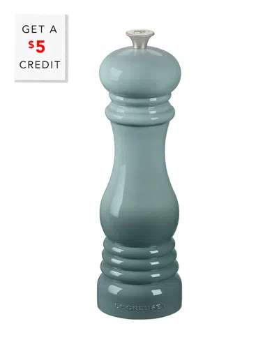 Le Creuset Sea Salt Salt Mill With $5 Credit In White