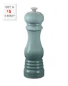 Le Creuset Sea Salt Salt Mill With $5 Credit In White