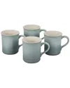 Le Creuset 4-piece Stoneware Mug Set In White