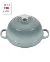 Le Creuset Sea Salt Signature Bread Oven With $30 Credit In White