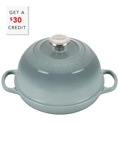 Le Creuset Sea Salt Signature Bread Oven With $30 Credit In White