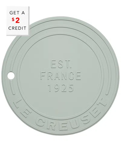 Le Creuset Sea Salt Silicone Trivet (est. 1925) With $2 Credit In White