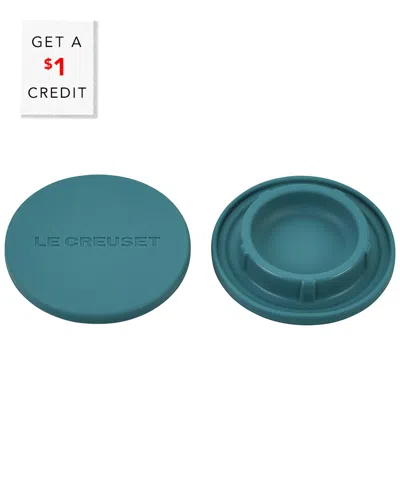 Le Creuset Set Of 2 Mill Caps With $1 Credit In Blue