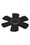 Le Creuset Set Of 3 Felt Pan Protectors In Black