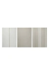 Le Creuset Set Of 3 Kitchen Towels In Gray