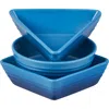 Le Creuset Stoneware 3-piece Tapas Dish Set In Marseille