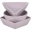 Le Creuset Set Of 3 Tapas Dishes In Shallot