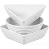 Le Creuset Stoneware 3-piece Tapas Dish Set In White