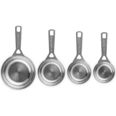 Le Creuset Stainless Steel Four-piece Measuring Cups Set