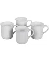 Le Creuset 14 Oz. Stoneware Set Of Four Coffee Mugs