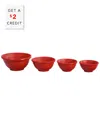 Le Creuset Set Of 4 Silicone Prep Bowls With $2 Credit