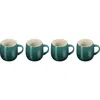 Le Creuset Set Of Four 14-ounce Stoneware Mugs In Artichaut
