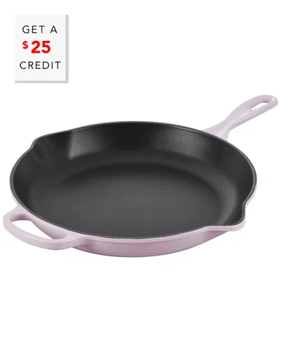 LE CREUSET LE CREUSET SHALLOT 11.75 SIGNATURE IRON HANDLE SKILLET WITH $25 CREDIT