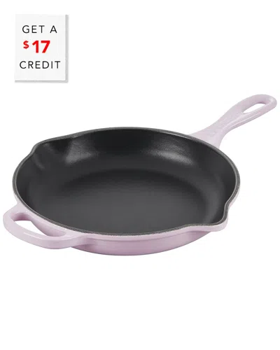 LE CREUSET LE CREUSET SHALLOT 9 SIGNATURE IRON HANDLE SKILLET WITH $17 CREDIT