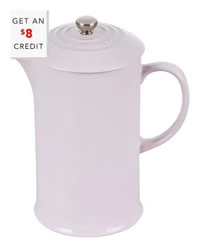Le Creuset 34 Ounce Stoneware French Press With Lid In Shallot