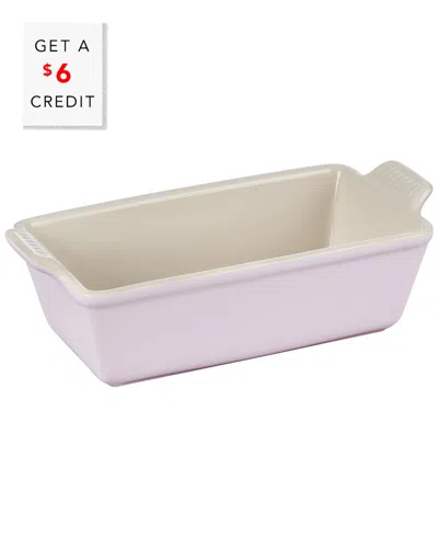 Le Creuset Shallot Heritage Loaf Pan With $6 Credit In Purple