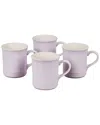 Le Creuset 14 Oz. Stoneware Set Of Four Coffee Mugs