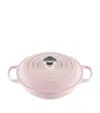 Le Creuset Shallow Cast Iron Casserole Dish In Blue