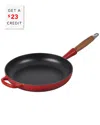 Le Creuset Signature 10.25in Round Fry Pan With Wood Handle With $23 Credit