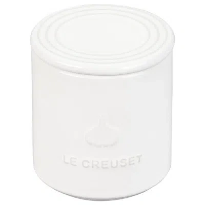 Le Creuset Signature 14 Oz. Garlic Keeper In White
