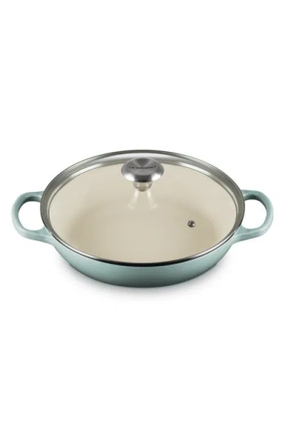 Le Creuset Signature 2.25-quart Enameled Cast Iron Braiser In Green