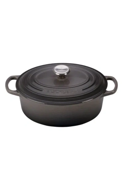 Le Creuset Signature 2.75-quart Oval Enamel Cast Iron Dutch Oven In Black