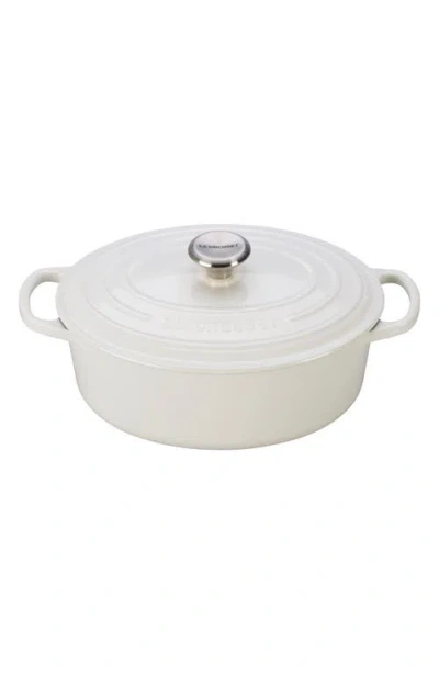 Le Creuset Signature 2.75-quart Oval Enamel Cast Iron Dutch Oven In White