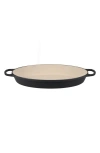 Le Creuset Signature 3 Quart Enameled Cast Iron Oval Baker In Black