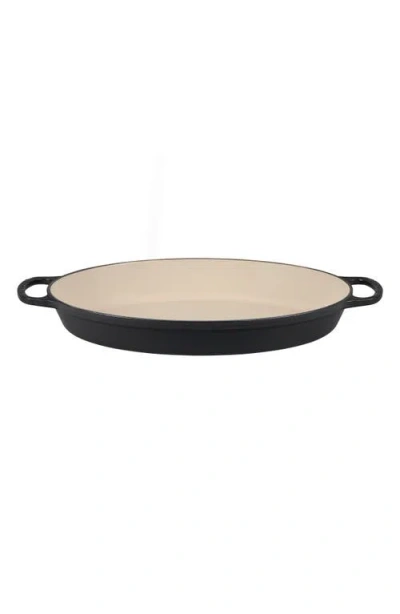 Le Creuset Signature 3 Quart Enameled Cast Iron Oval Baker In Black