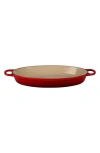 Le Creuset Signature 3 Quart Enameled Cast Iron Oval Baker In Flame