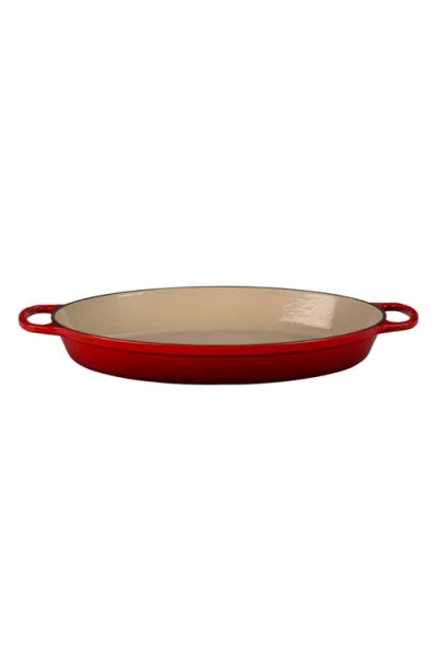 Le Creuset Signature 3 Quart Enameled Cast Iron Oval Baker In Flame