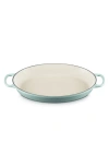Le Creuset Signature 3 Quart Enameled Cast Iron Oval Baker In Sea Salt