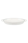 Le Creuset Signature 3 Quart Enameled Cast Iron Oval Baker In White