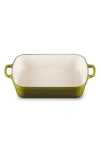 Le Creuset Signature 3 Quart Enameled Cast Iron Roaster In Green