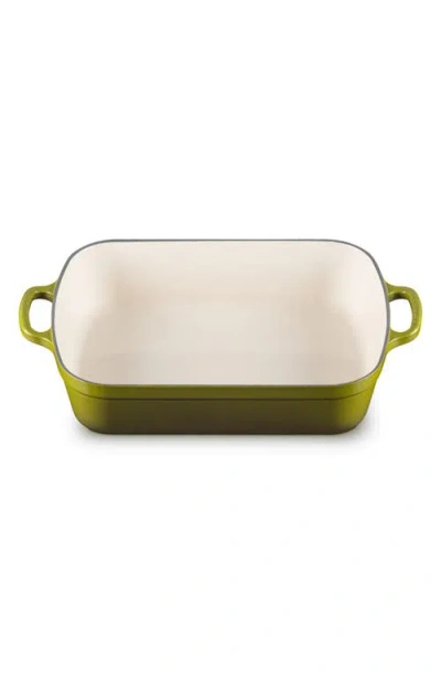 Le Creuset Signature 3 Quart Enameled Cast Iron Roaster In Green