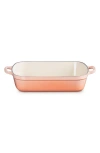 Le Creuset Signature 3 Quart Enameled Cast Iron Roaster In Peche