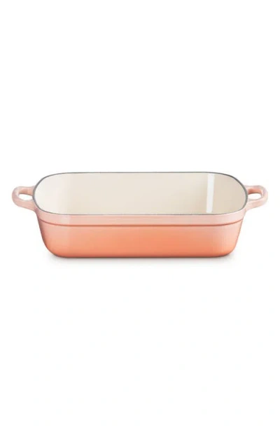 Le Creuset Signature 3 Quart Enameled Cast Iron Roaster In Peche