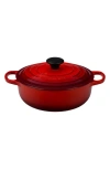 Le Creuset Signature 3.5-quart Sauteuse Oven In Cerise