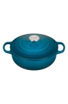 Le Creuset Signature 3.5-quart Round Enamel Cast Iron French/dutch Oven In Caribbean