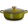 Le Creuset Signature 3.5-quart Sauteuse Oven In Olive