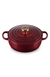 Le Creuset Cast Iron Round Casserole Dish In Rhone