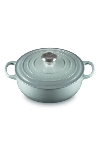 Le Creuset Signature 3.5-quart Sauteuse Oven In Sea Salt